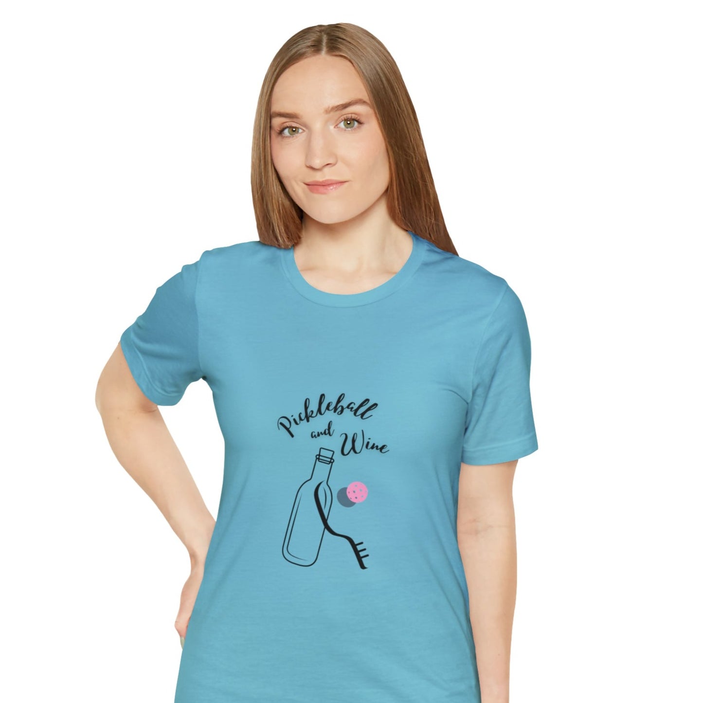 'Pickleball and Wine' Women's T-Shirt