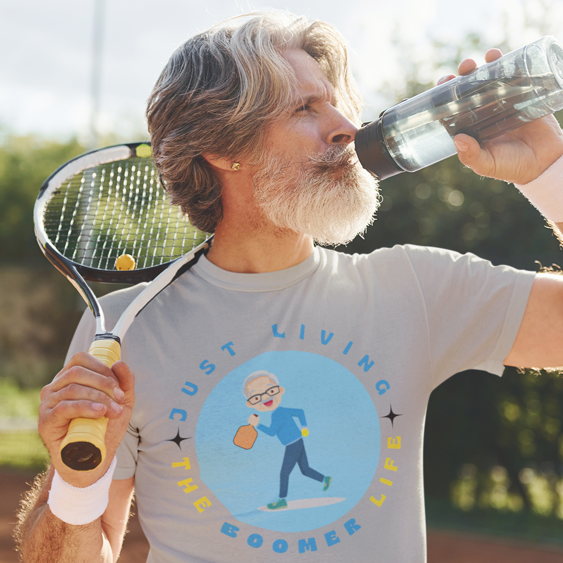 'Just Living The Boomer Life' Pickleball T-Shirt