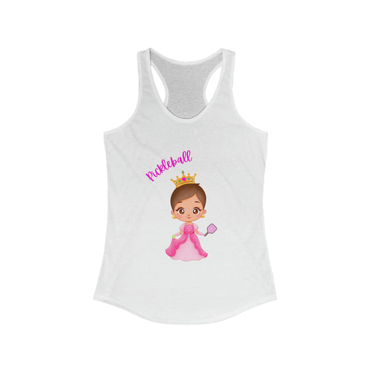 'Pickleball Princess' Women's Tri-Blend Racerback Tank