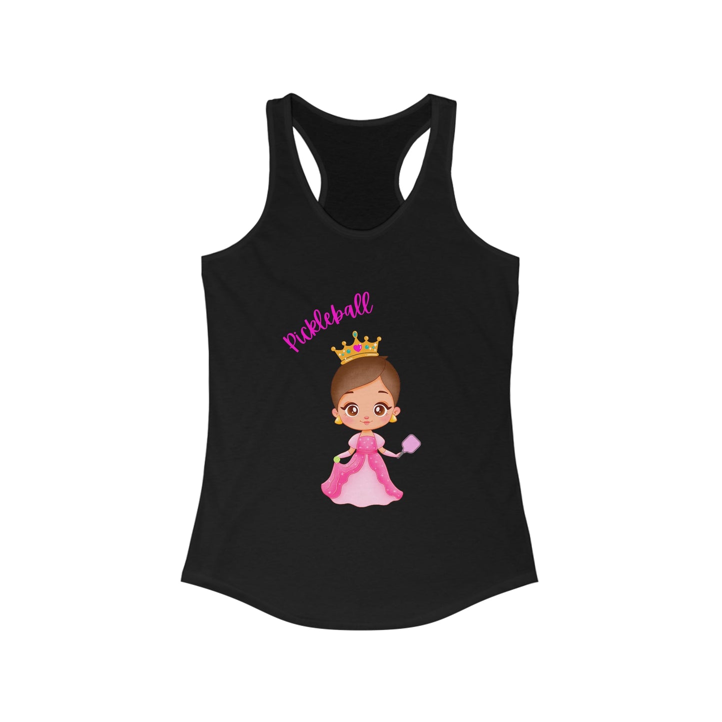 'Pickleball Princess' Women's Tri-Blend Racerback Tank