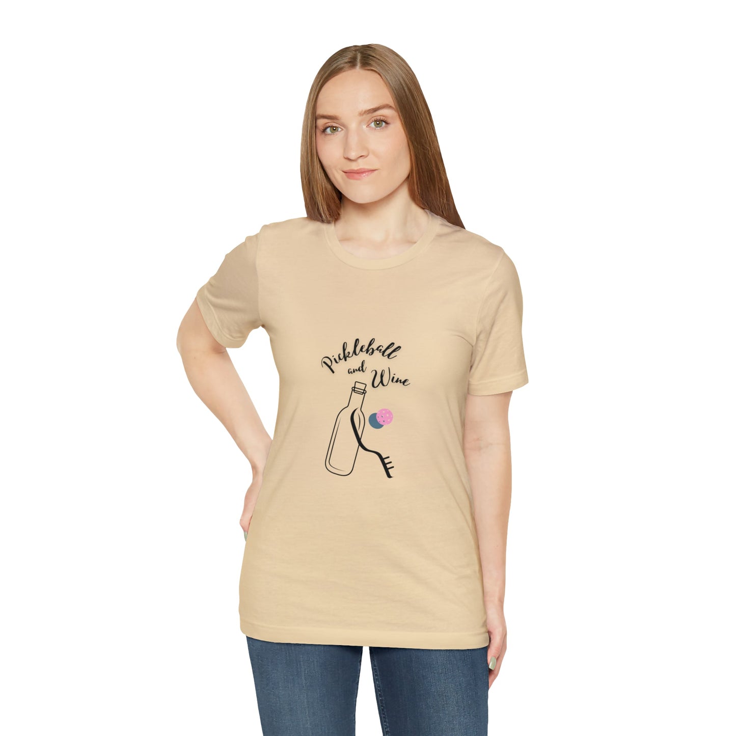 'Pickleball and Wine' Women's T-Shirt