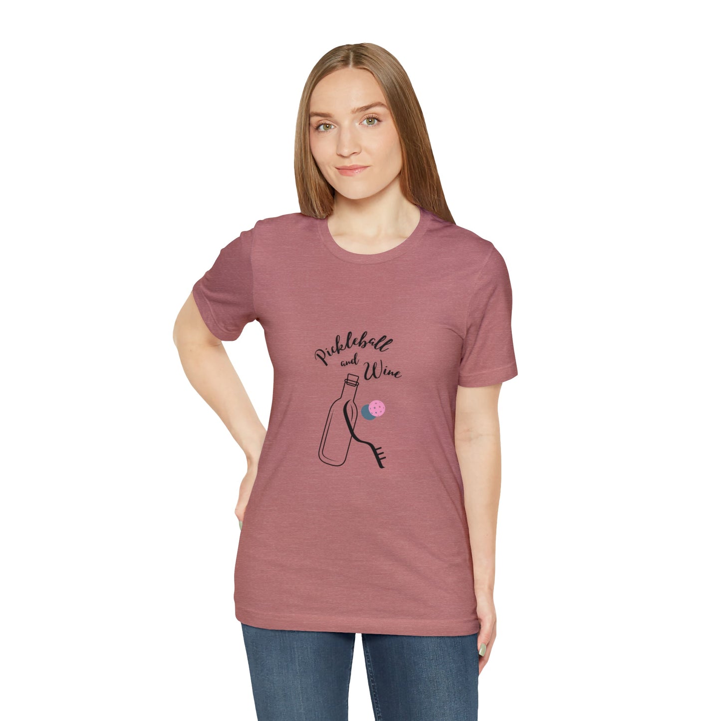 'Pickleball and Wine' Women's T-Shirt