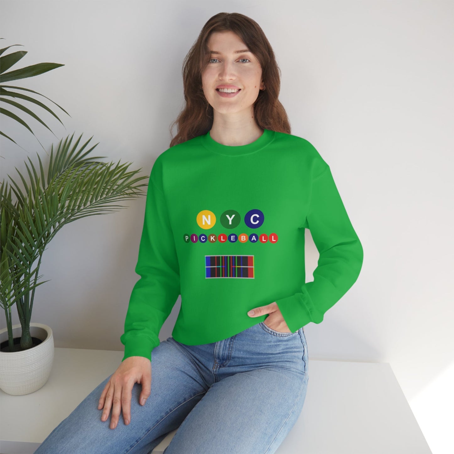 'NYC Pickleball' Unisex Crewneck Sweatshirt