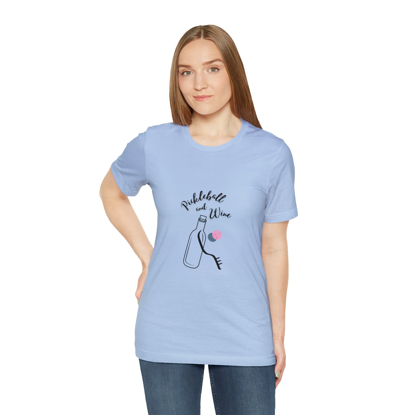 'Pickleball and Wine' Women's T-Shirt