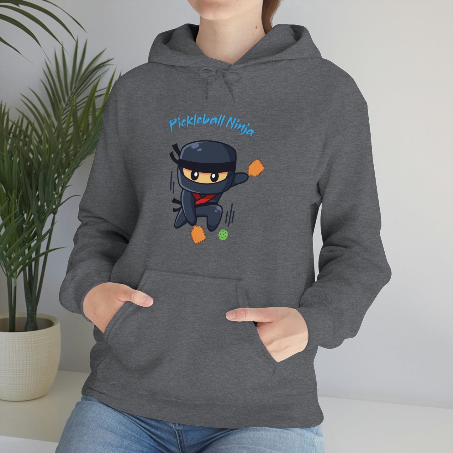 'Pickleball Ninja' Unisex Hooded Sweatshirt