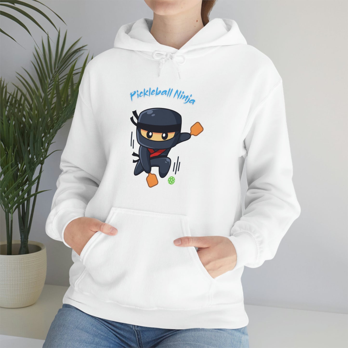 'Pickleball Ninja' Unisex Hooded Sweatshirt