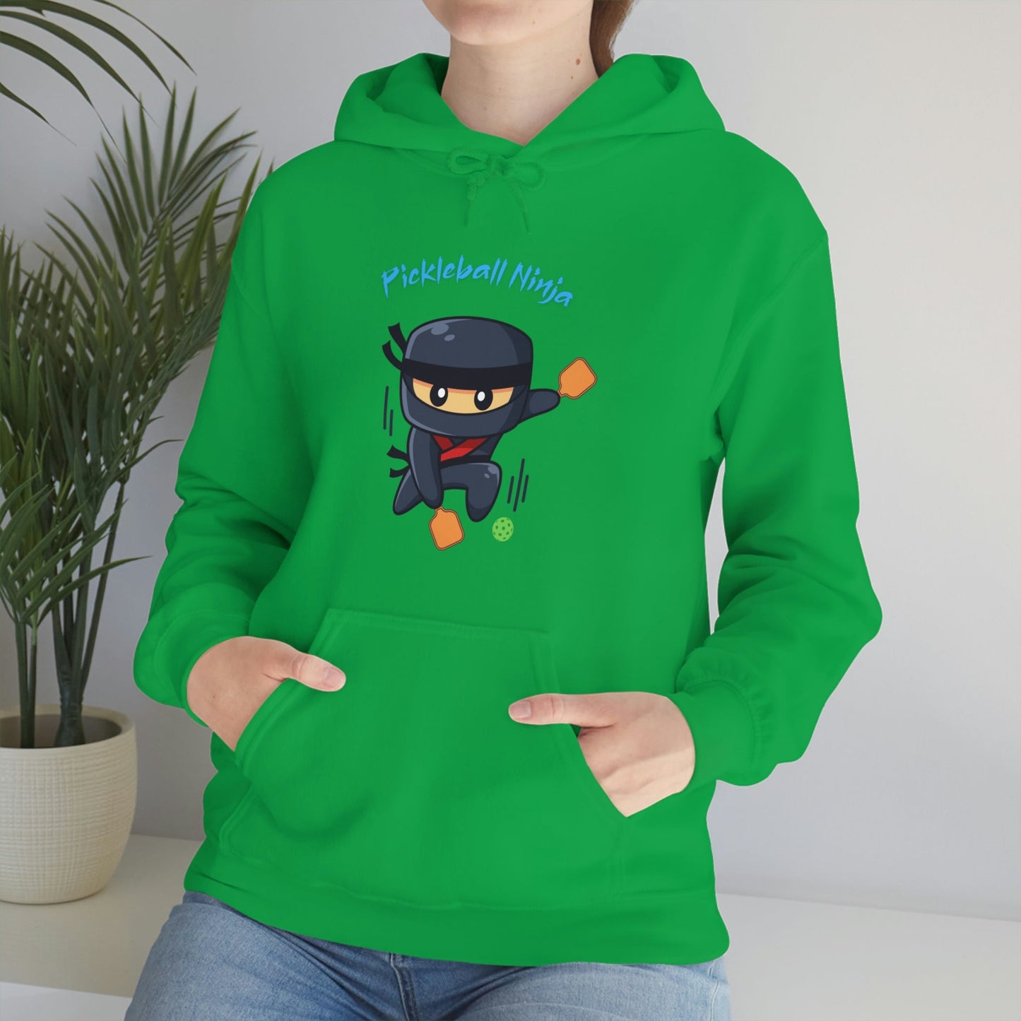 'Pickleball Ninja' Unisex Hooded Sweatshirt