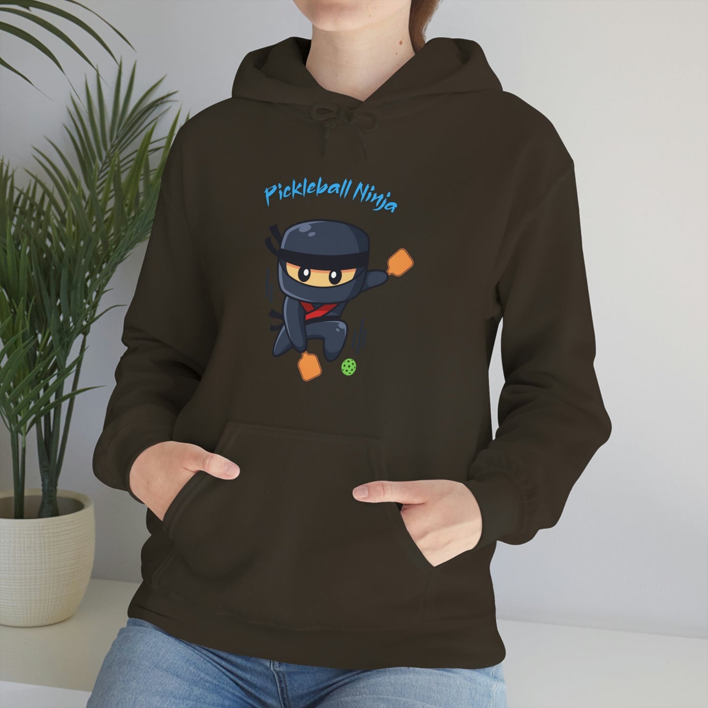 'Pickleball Ninja' Unisex Hooded Sweatshirt