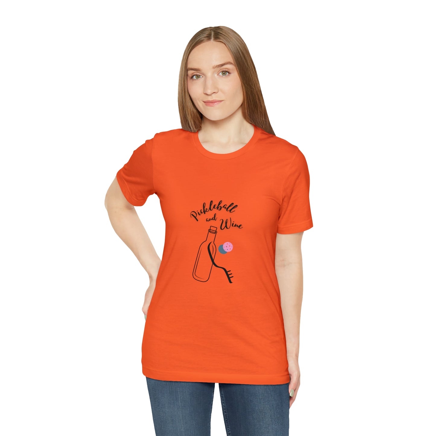 'Pickleball and Wine' Women's T-Shirt