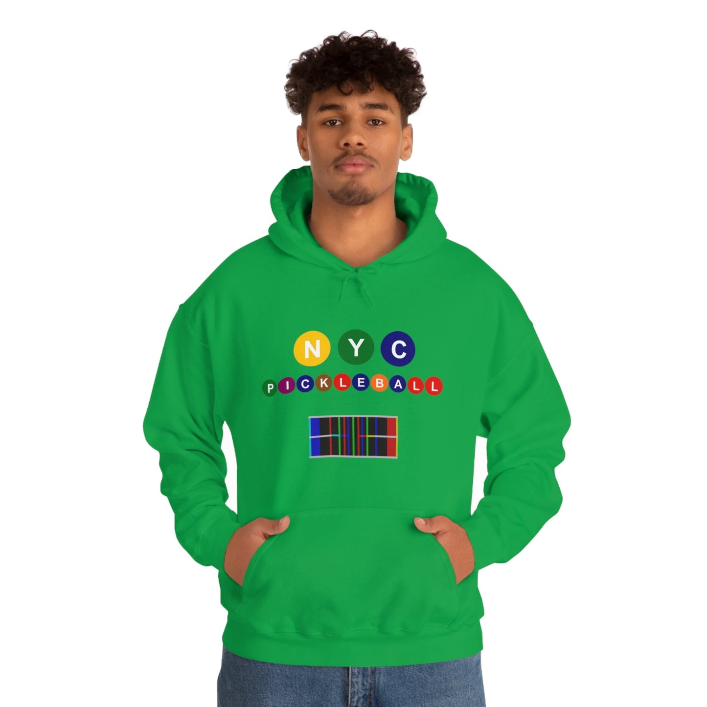 'NYC Pickleball' Unisex Hooded Sweatshirt