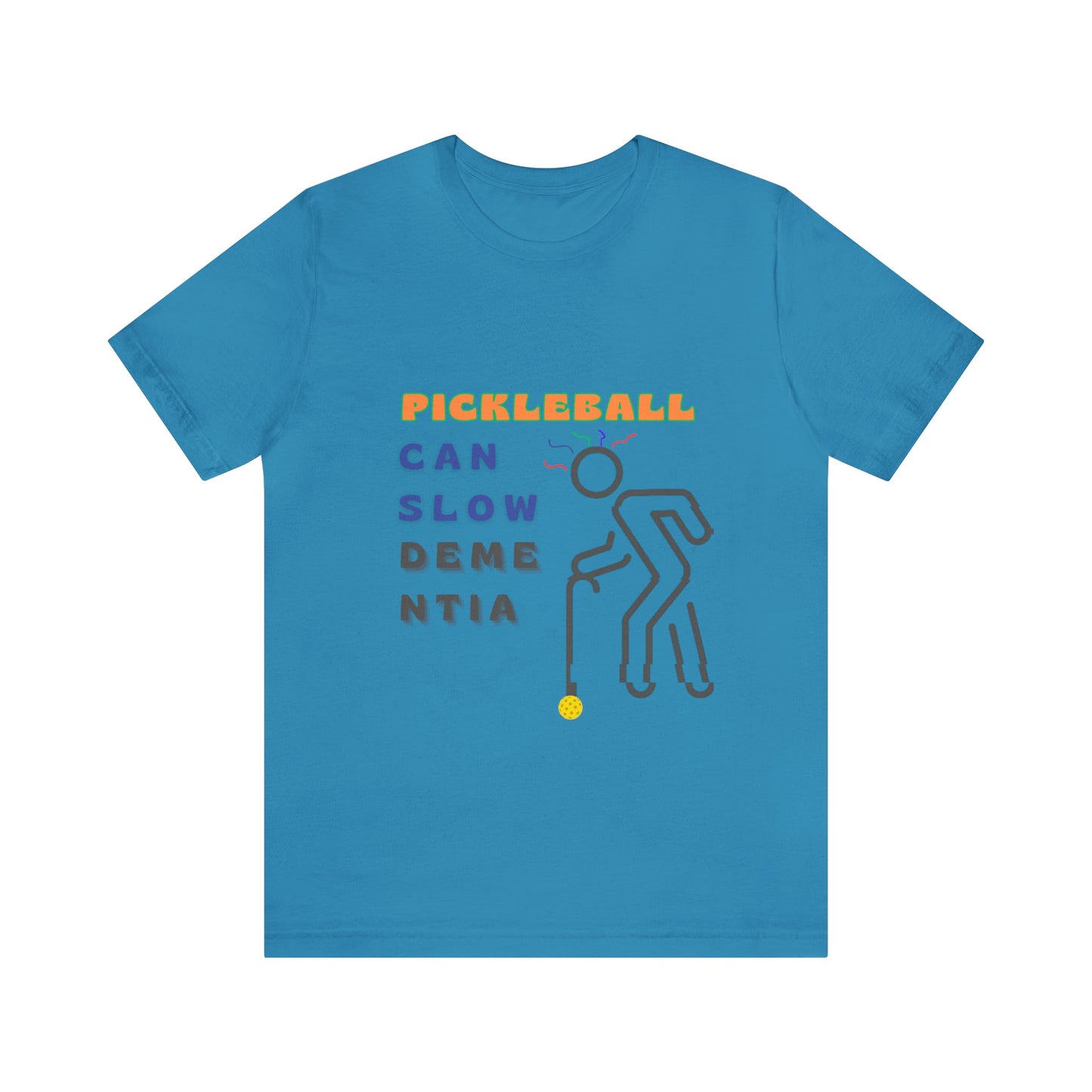 'Pickleball Can Slow Dementia' Senior T-Shirt