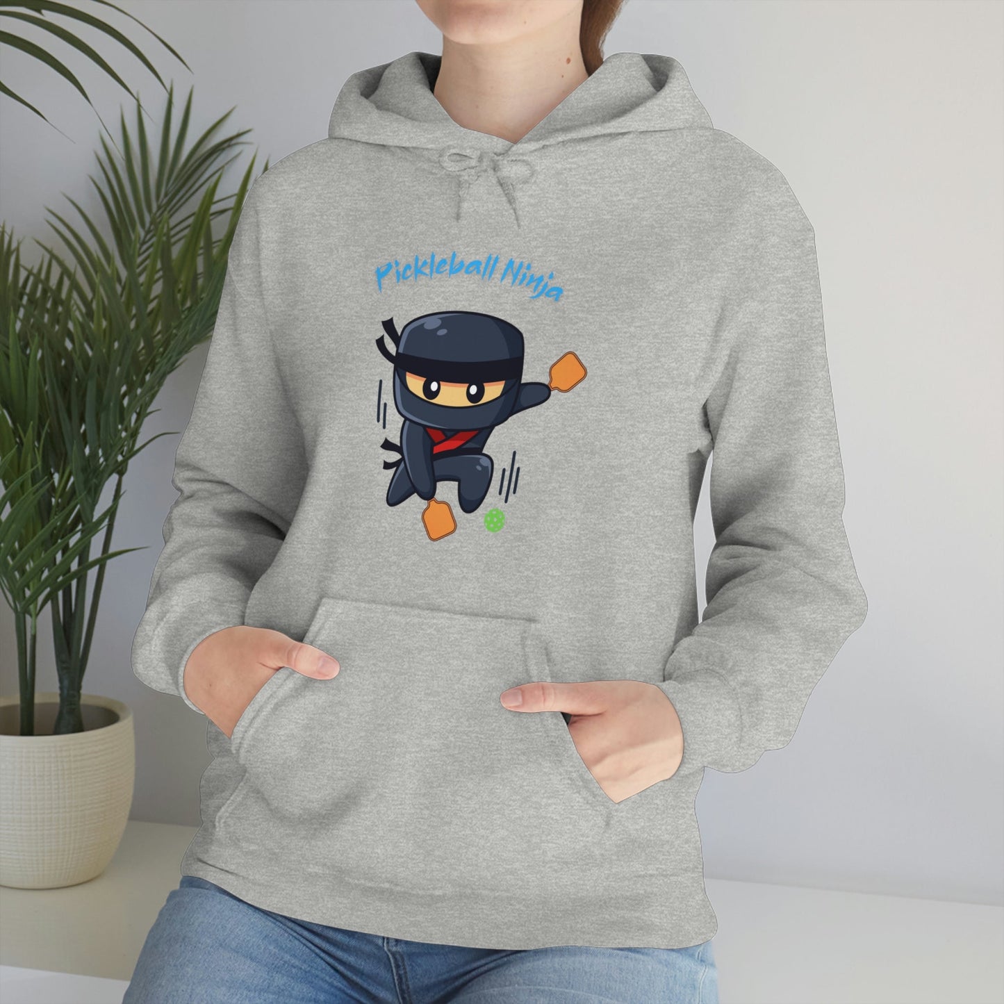 'Pickleball Ninja' Unisex Hooded Sweatshirt