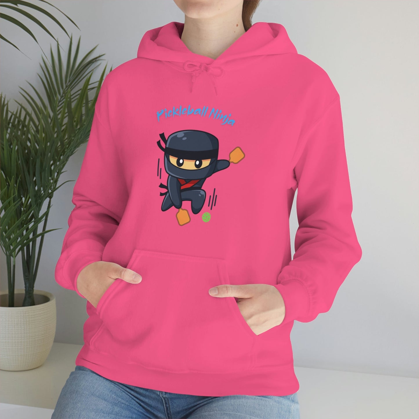 'Pickleball Ninja' Unisex Hooded Sweatshirt