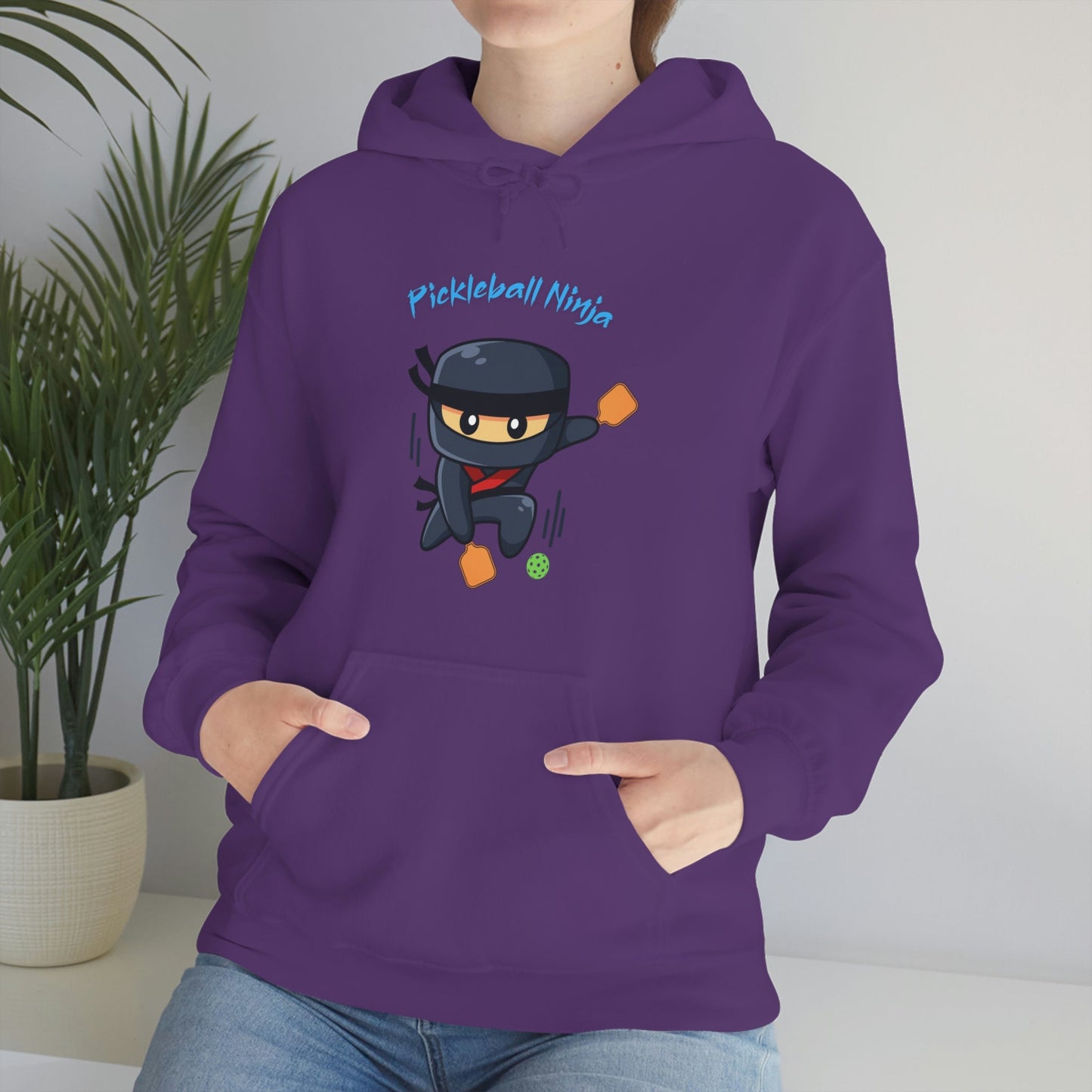 'Pickleball Ninja' Unisex Hooded Sweatshirt