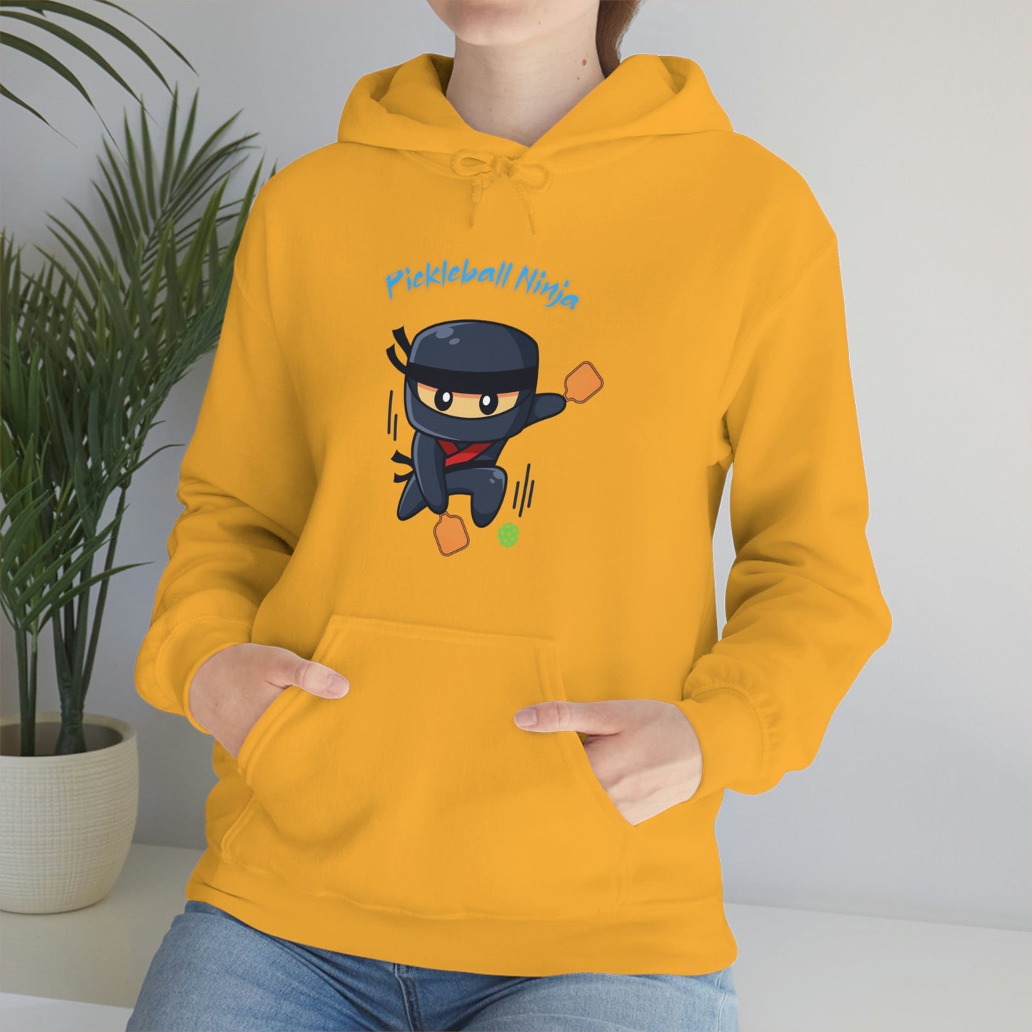 'Pickleball Ninja' Unisex Hooded Sweatshirt