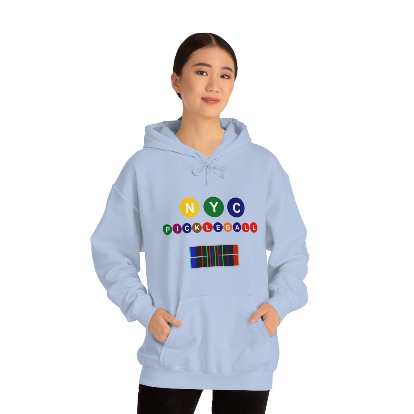 'NYC Pickleball' Unisex Hooded Sweatshirt