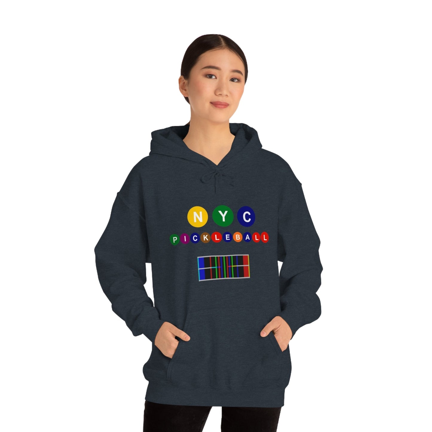 'NYC Pickleball' Unisex Hooded Sweatshirt